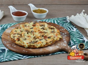 Pizza especial anchoas - Caracol Pizzería